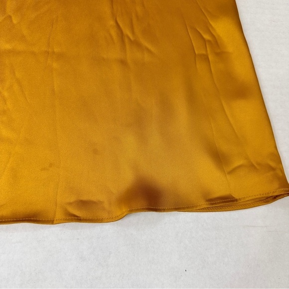 Lane Bryant Gold V Neck Blouse - Picture 10 of 10